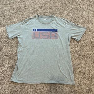 Under Armour Athletic Tee Shirt Men’s XL Patriotic